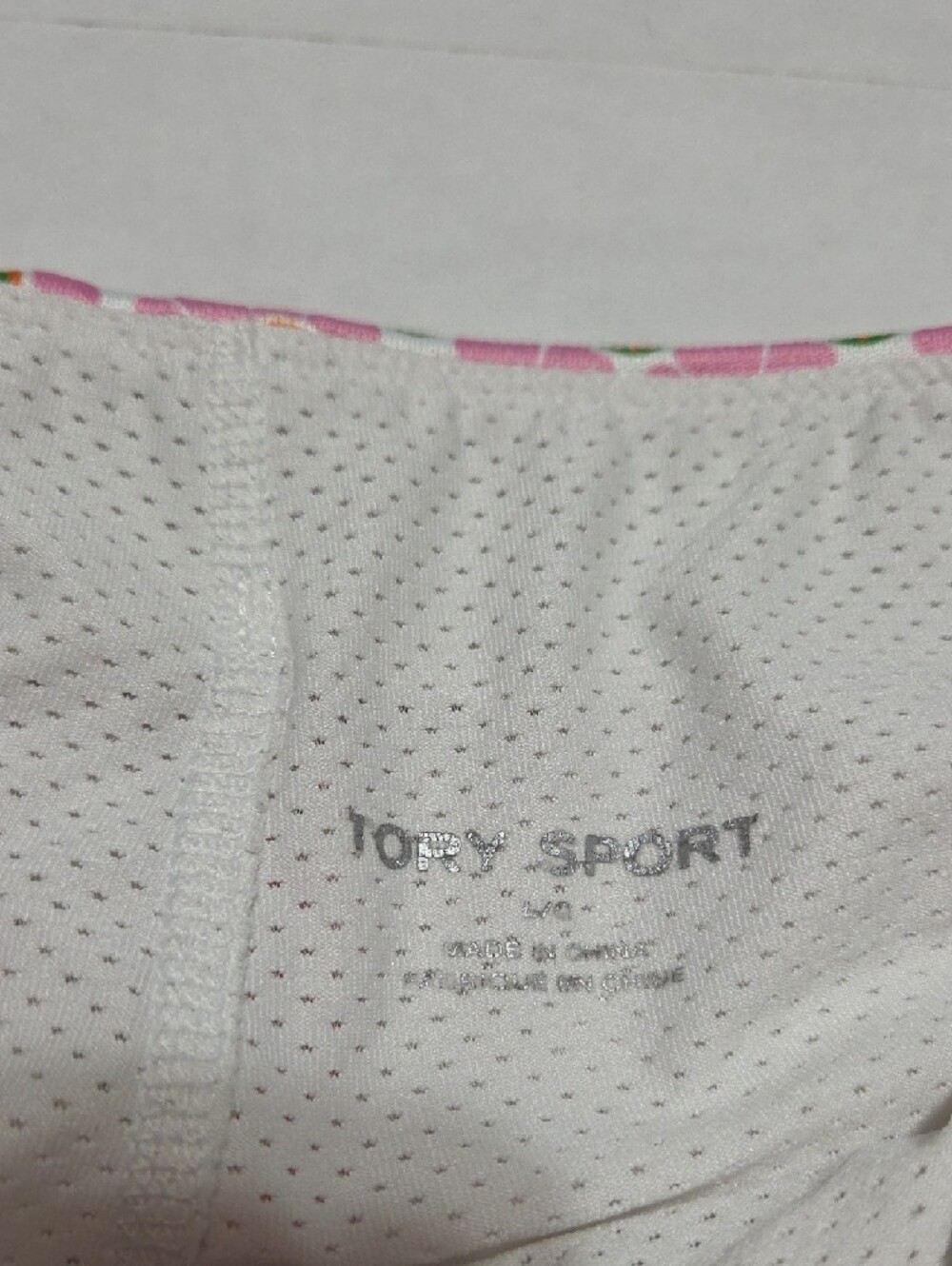 TORY BURCH Sport Pink Daisy-Print Mini Skirt - Picture 2 of 6